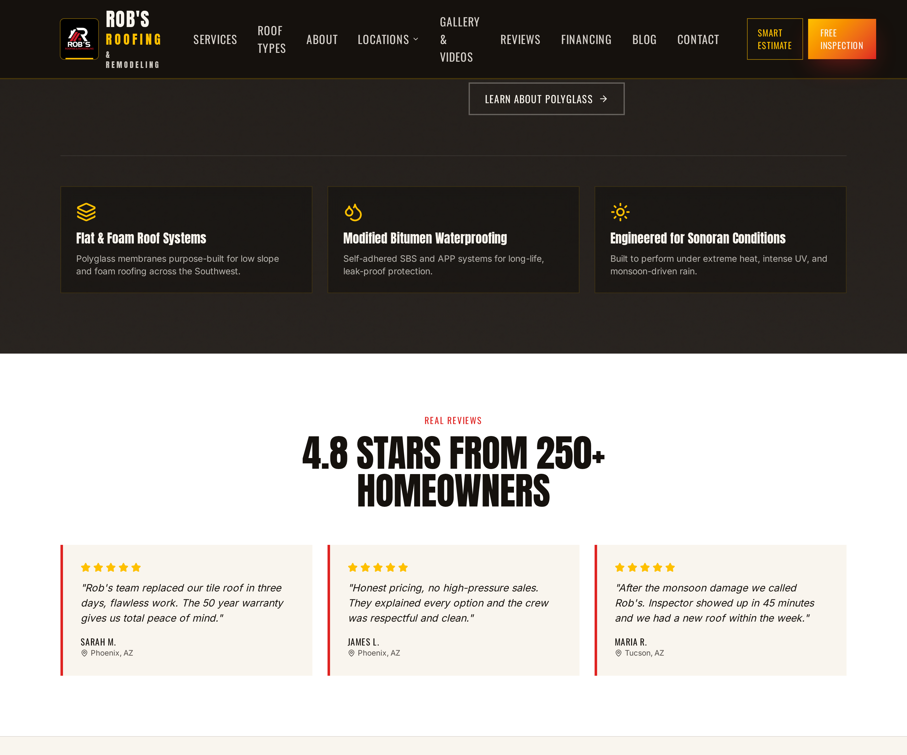 Real reviews from homeowners, 4.8 stars from 250+ reviews
