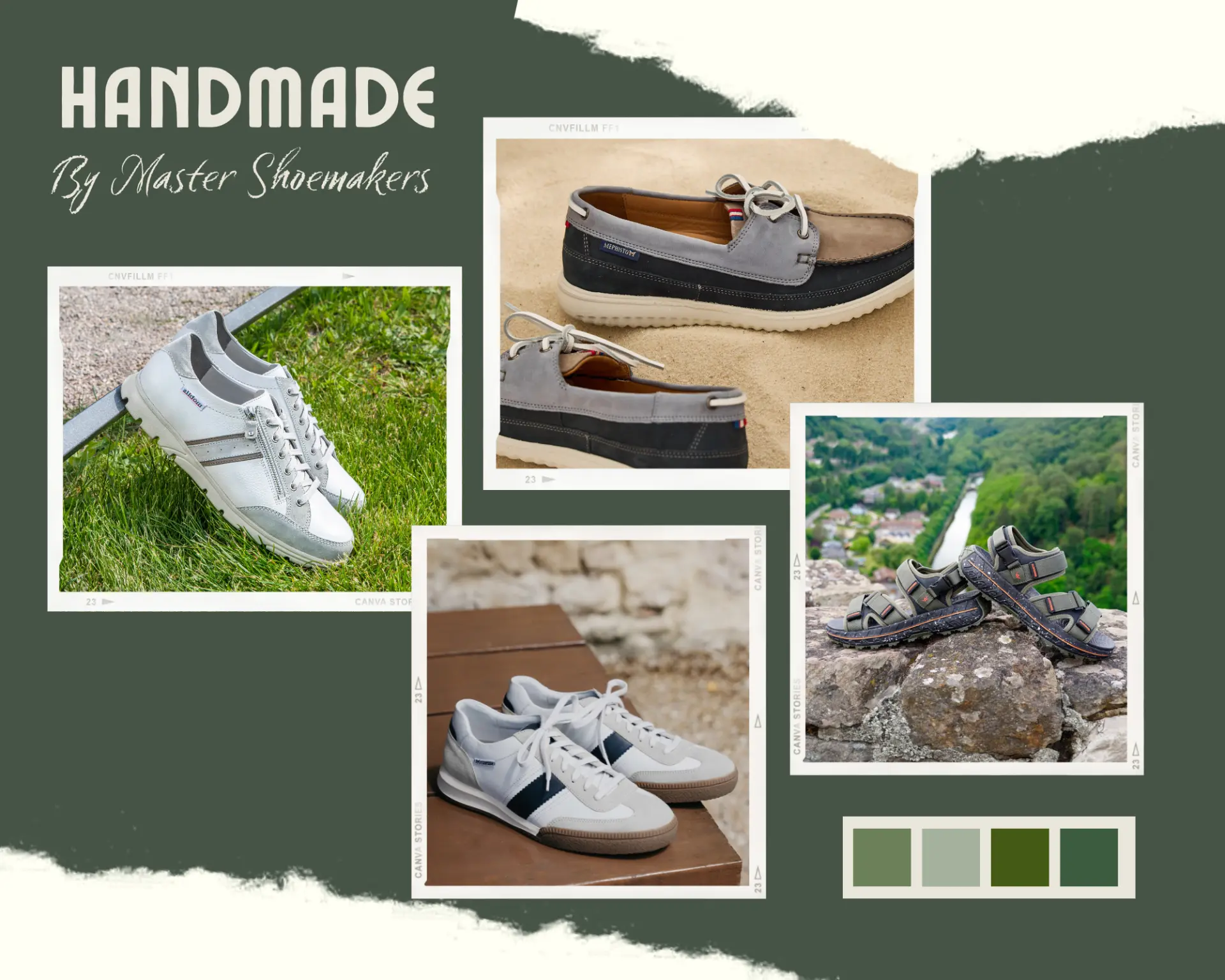 Handmade spring variation, sage
