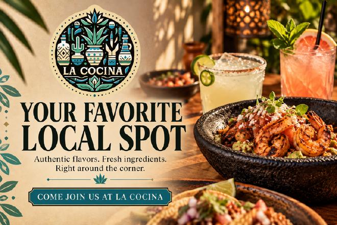 La Cocina restaurant card